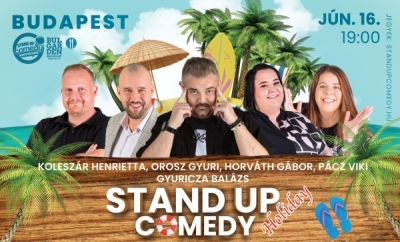Stand up comedy HOLIDAY - BUDAPEST - BullGarden - akár vacsorával | Stand Up Comedy Humortársulat