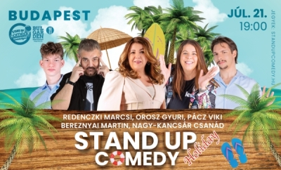 Stand up comedy HOLIDAY - BUDAPEST - BullGarden - akár vacsorával | Stand Up Comedy Humortársulat