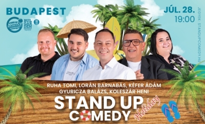 Stand up comedy HOLIDAY - BUDAPEST - BullGarden - akár vacsorával | Stand Up Comedy Humortársulat
