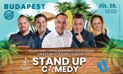 Stand up comedy HOLIDAY - BUDAPEST - BullGarden - akár vacsorával | Stand Up Comedy Humortársulat