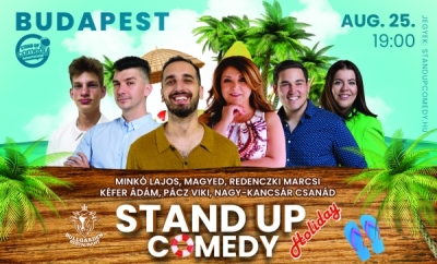 Stand up comedy HOLIDAY - BUDAPEST - BullGarden - akár vacsorával | Stand Up Comedy Humortársulat