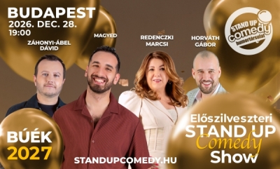 ELŐSZILVESZTERI STAND UP COMEDY SHOW - BUDAPEST | Stand Up Comedy Humortársulat