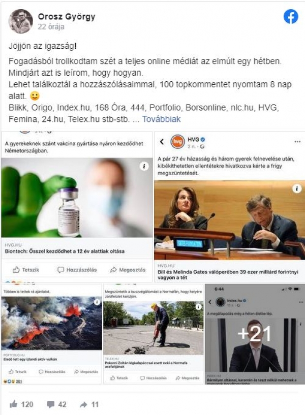 A stand upos széttrollkodta a hazai hírportálokat | Stand Up Comedy Humortársulat