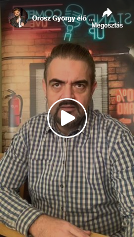 KARANTÉN LIVE - Orosz Gyurival 2020.04.11. | Stand Up Comedy Humortársulat