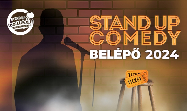 Stand up comedy belépőjegy AJÁNDÉKUTALVÁNY 2024-re 5.900 Ft | Stand Up Comedy Humortársulat