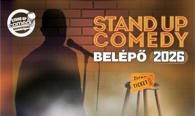Stand up comedy belépőjegy AJÁNDÉKUTALVÁNY 2026-ra 7.900 Ft | Stand Up Comedy Humortársulat